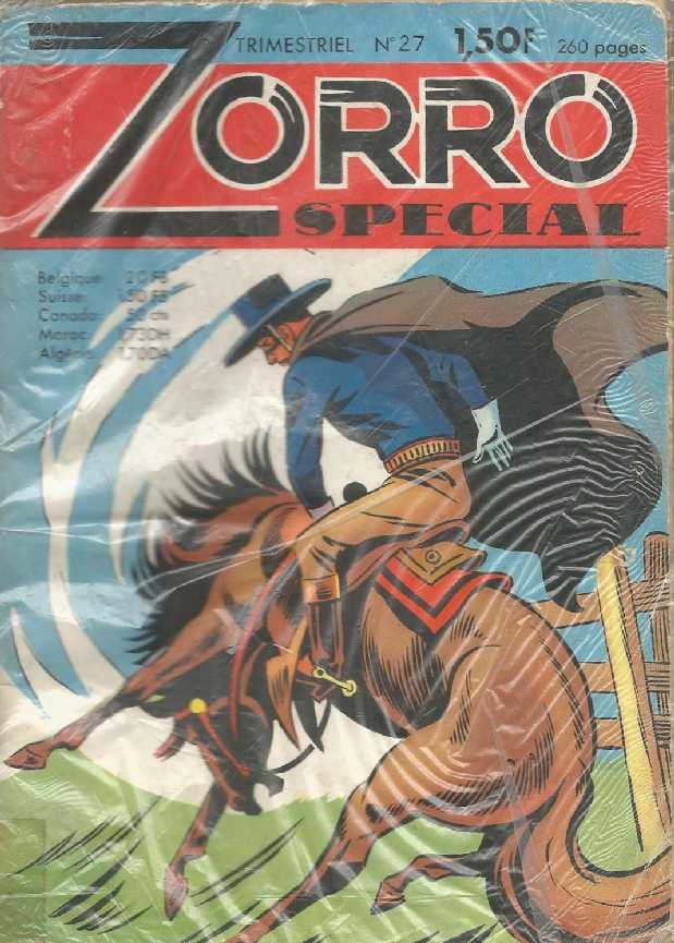 Scan de la Couverture Zorro Spcial n 27